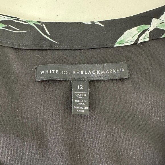 White House Black Market Floral Dress Size 12 - Picture 8 of 11